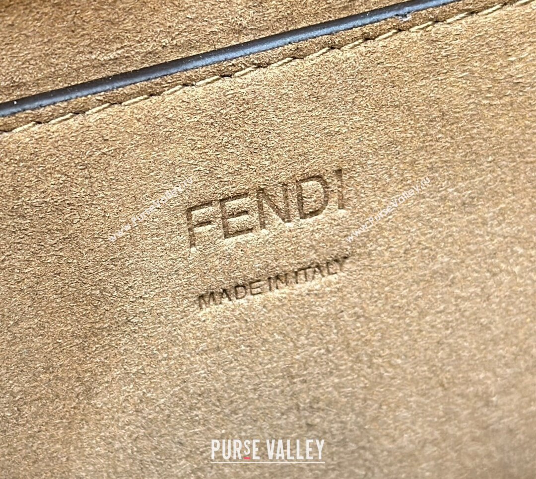 Fendi Sunshine Small Tote Bag in FF jacquard fabric Beige 2025 8618 (CL-250628031)
