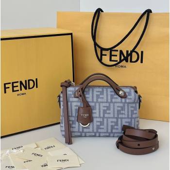 Fendi By The Way Soft Mini Bag in Blue denim-effect FF jacquard 2025 8665S (CL-250807027)