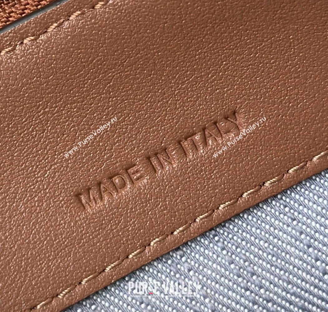 Fendi By The Way Soft Mini Bag in Blue denim-effect FF jacquard 2025 8665S (CL-250807027)