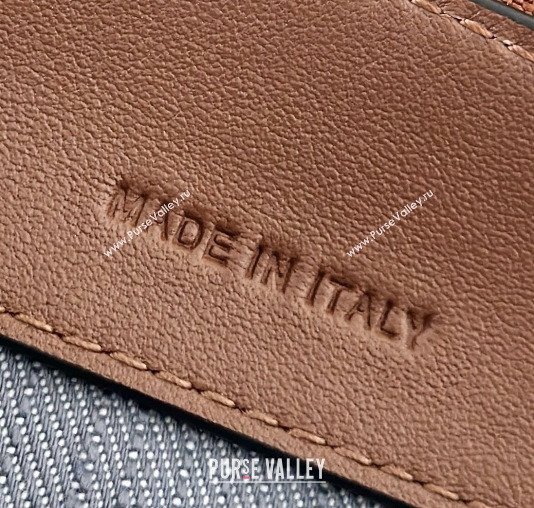 Fendi By The Way Selleria Medium Bag in Blue denim-effect FF jacquard 2025 8665M (CL-250807028)