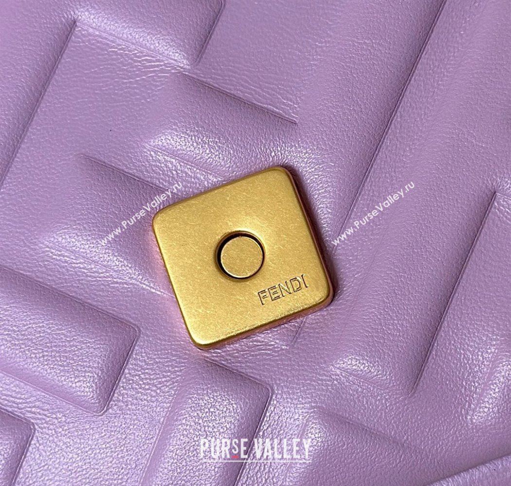 Fendi Baguette Medium Nappa Leather Bag 0135M Purple 2025 0807 (CL-250807005)