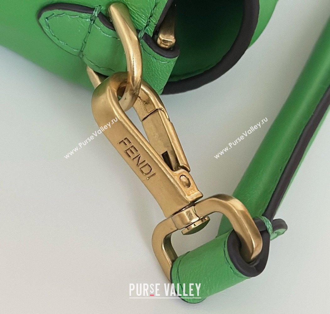 Fendi Baguette Medium Nappa Leather Bag 0135M Green 2025 0807 (CL-250807004)