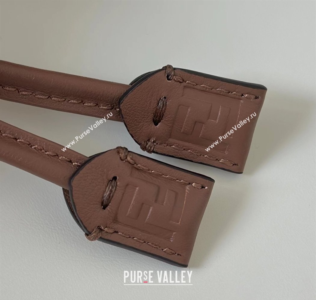 Fendi Mamma Baguette Small Bag in Blue denim-effect FF jacquard 2025 8677S (CL-250807025)