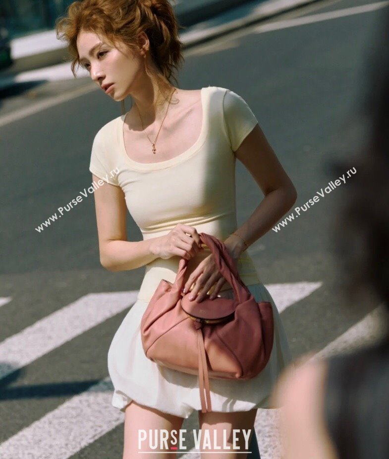 Fendi Spy Small Bag in Leather 80888S Dusty Pink 2025 (CL-250807031)