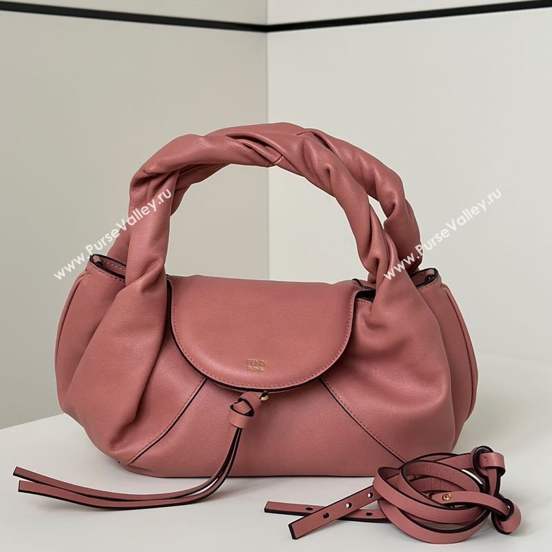 Fendi Spy Small Bag in Leather 80888S Dusty Pink 2025 (CL-250807031)