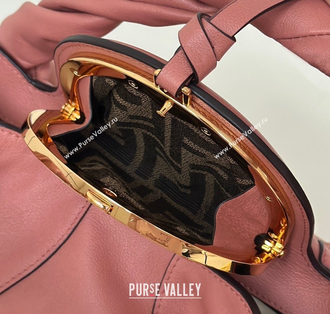 Fendi Spy Small Bag in Leather 80888S Dusty Pink 2025 (CL-250807031)