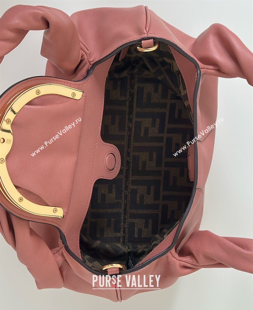 Fendi Spy Small Bag in Leather 80888S Dusty Pink 2025 (CL-250807031)