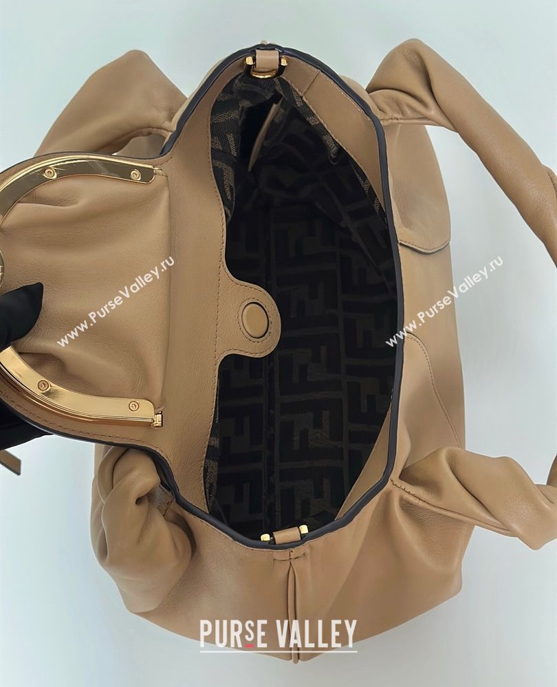 Fendi Spy Small Bag in Leather 80888S Beige 2025 (CL-250807029)