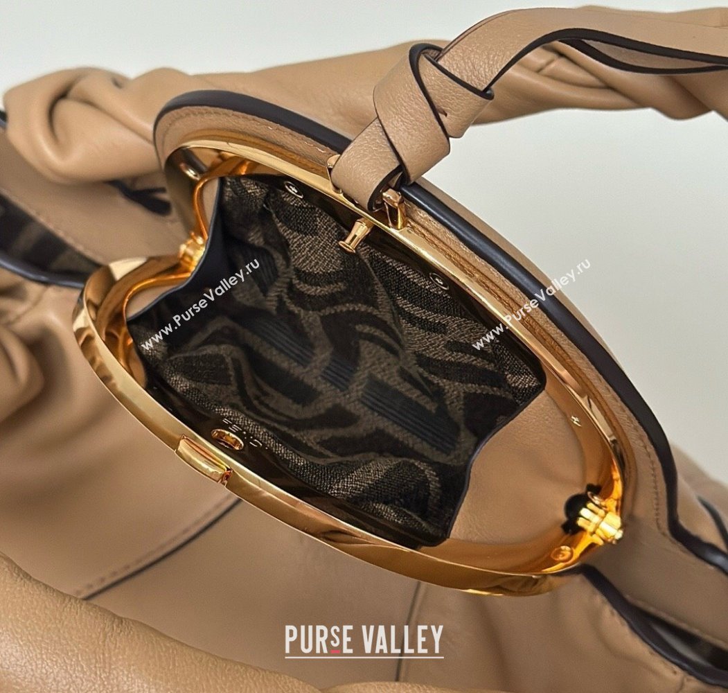 Fendi Spy Small Bag in Leather 80888S Beige 2025 (CL-250807029)