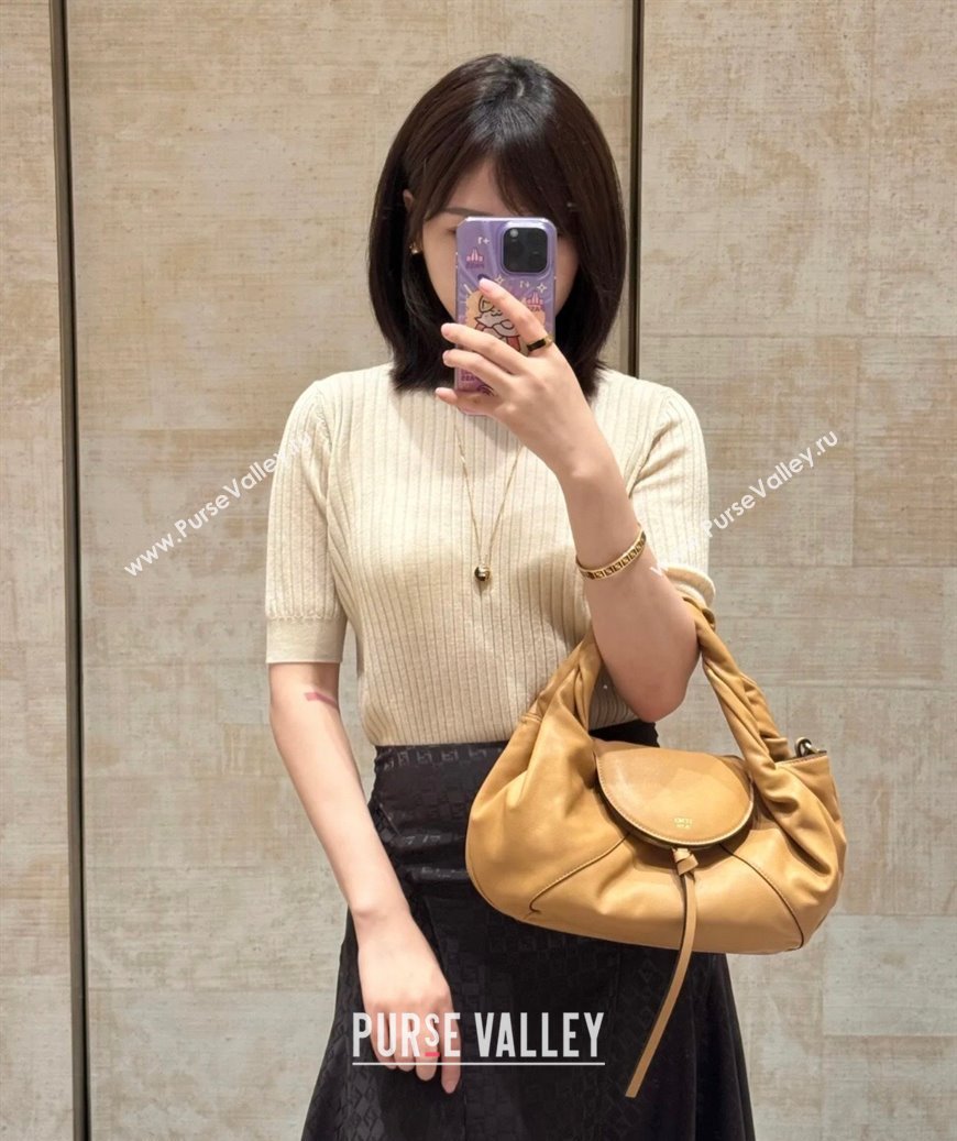 Fendi Spy Small Bag in Leather 80888S Beige 2025 (CL-250807029)