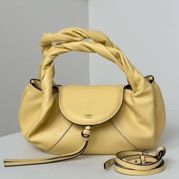Fendi Spy Small Bag in Leather 80888S Yellow 2025 (CL-250930013)