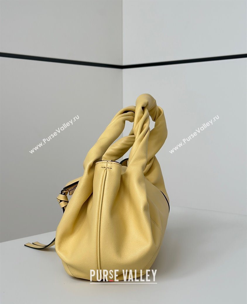 Fendi Spy Small Bag in Leather 80888S Yellow 2025 (CL-250930013)