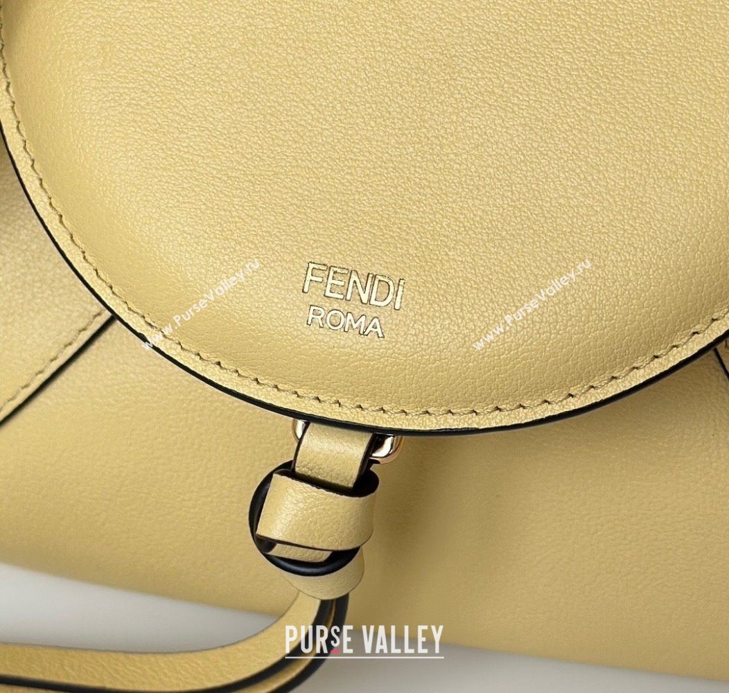 Fendi Spy Small Bag in Leather 80888S Yellow 2025 (CL-250930013)