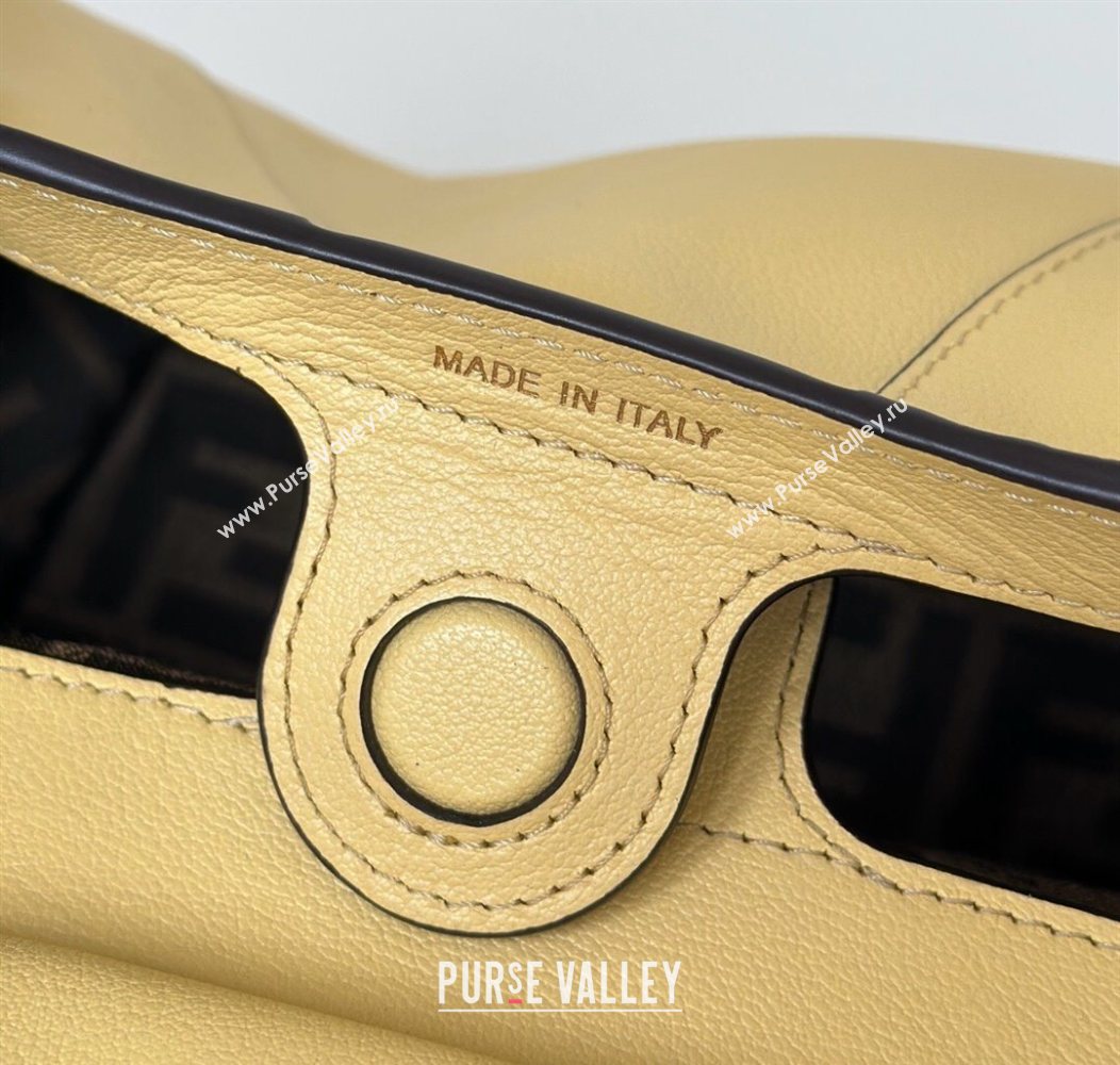 Fendi Spy Small Bag in Leather 80888S Yellow 2025 (CL-250930013)