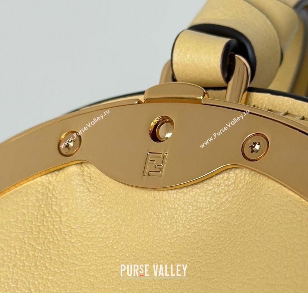 Fendi Spy Small Bag in Leather 80888S Yellow 2025 (CL-250930013)