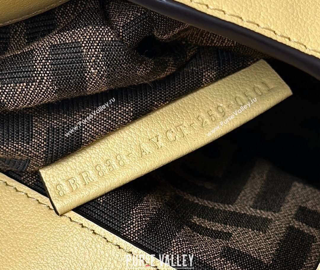 Fendi Spy Small Bag in Leather 80888S Yellow 2025 (CL-250930013)