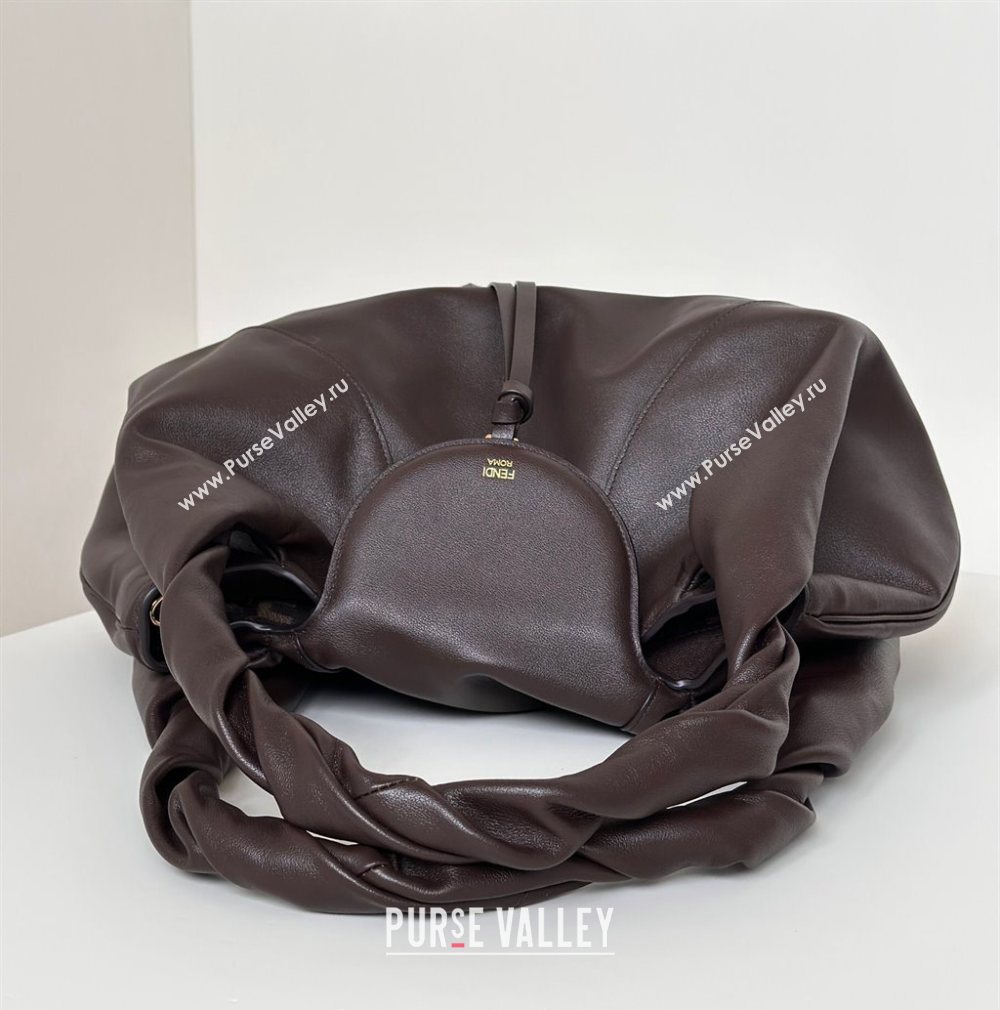 Fendi Spy Large Bag in Leather 80888L Dark Brown 2025 (CL-250930016)