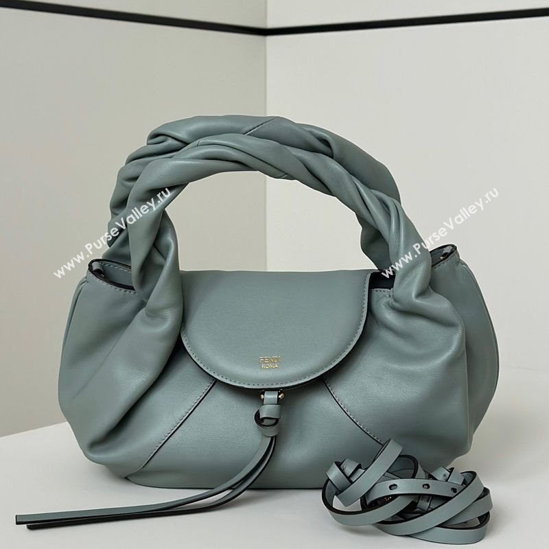 Fendi Spy Small Bag in Leather 80888S Dusty Green 2025 (CL-250930014)
