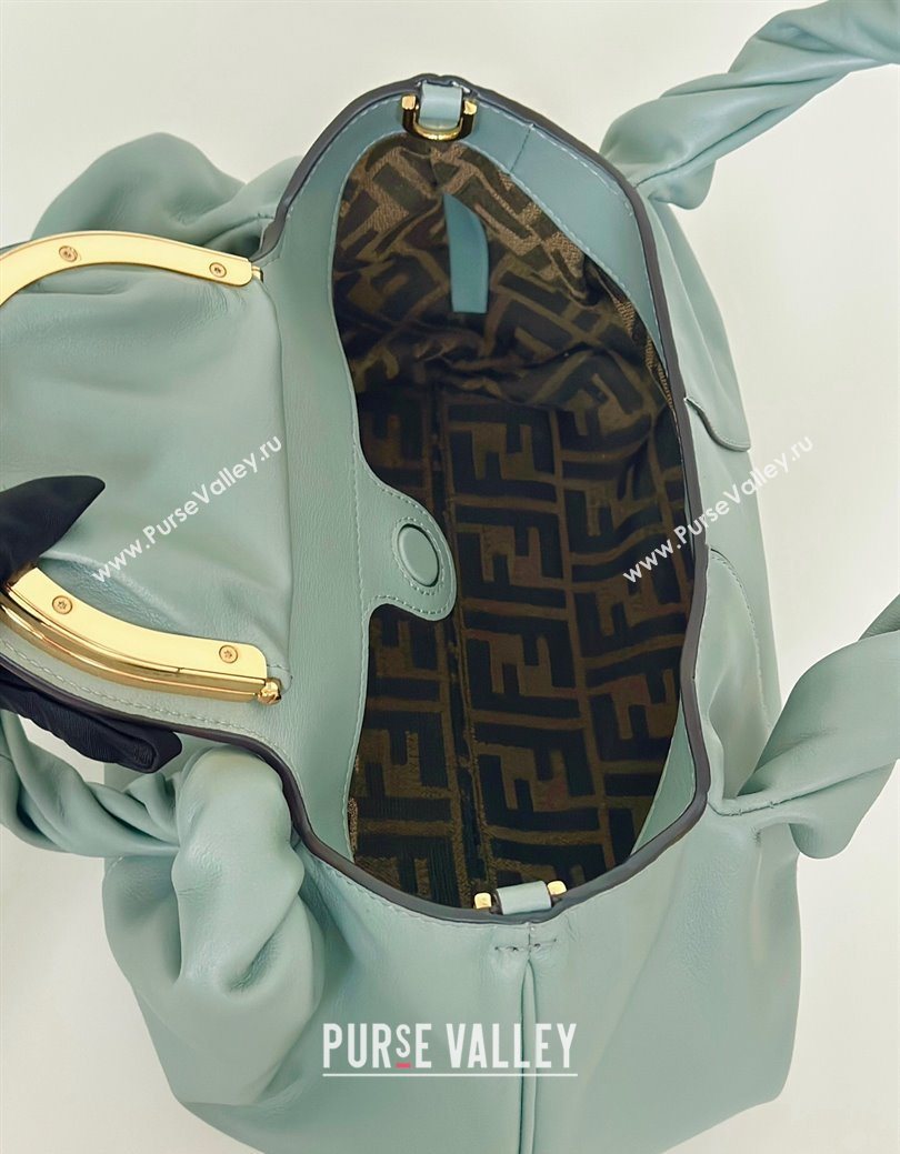 Fendi Spy Small Bag in Leather 80888S Dusty Green 2025 (CL-250930014)