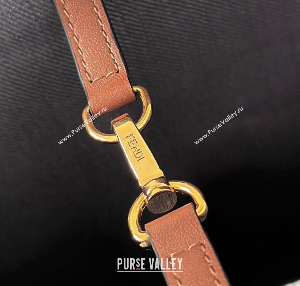 Fendi Summer Tote Bag in Blue denim-effect FF jacquard with Fringes Light Blue 2025 8683 (CL-250930002)