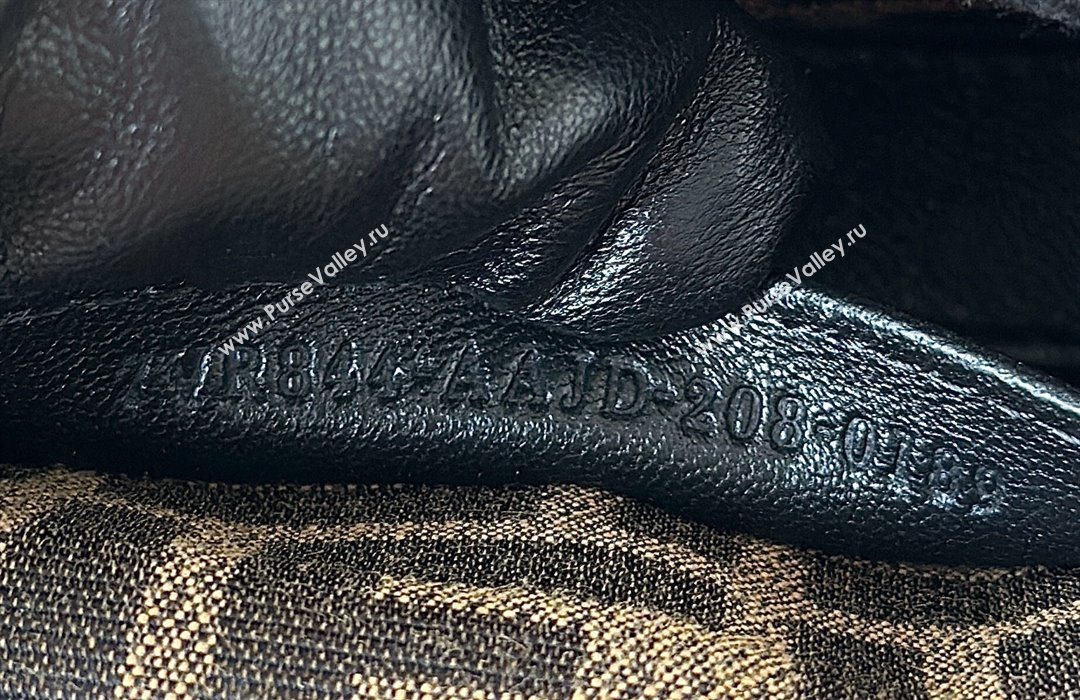 Fendi Nano Baguette Charm in Brown FF jacquard fabric 2025 0136 (CL-250930007)