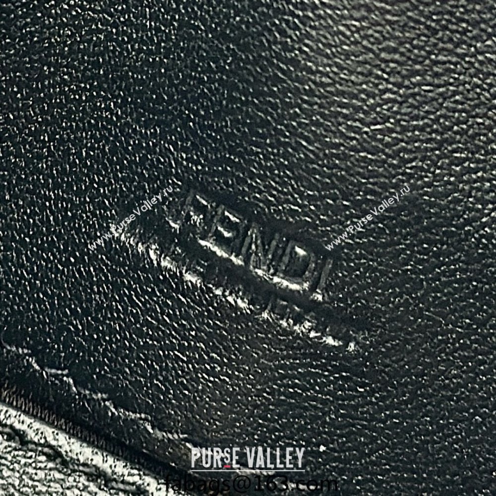 Fendi Nano Baguette Charm in Brown FF jacquard fabric 2025 0136 (CL-250930007)