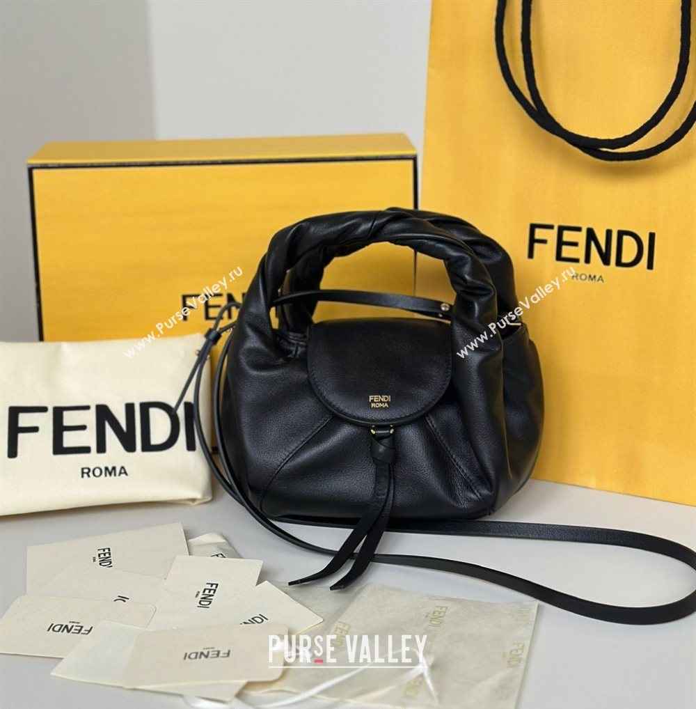 Fendi Spy Mini Bag in Leather Black 2025 80888 (CL-251124003)