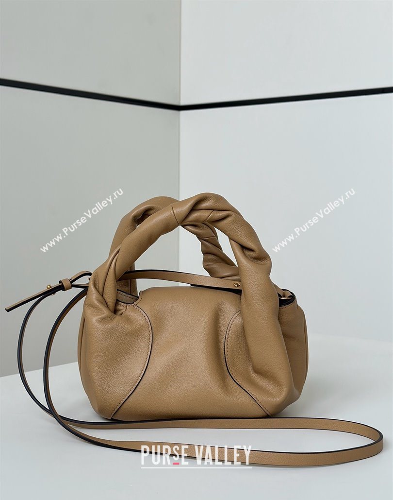 Fendi Spy Mini Bag in Leather Beige 2025 80888 (CL-251124005)