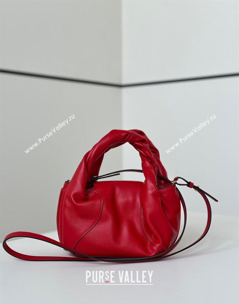 Fendi Spy Mini Bag in Leather Red 2025 80888 (CL-251124006)