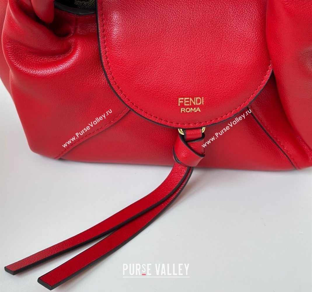 Fendi Spy Mini Bag in Leather Red 2025 80888 (CL-251124006)