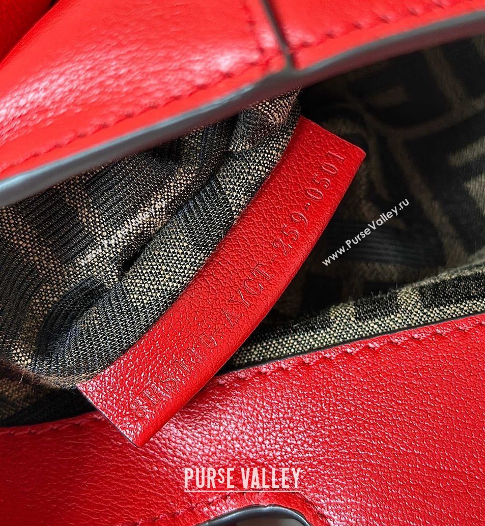 Fendi Spy Mini Bag in Leather Red 2025 80888 (CL-251124006)