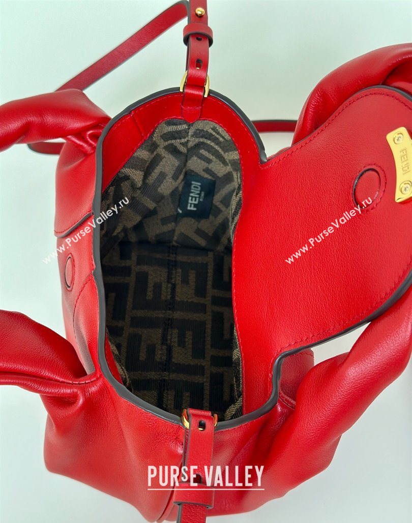 Fendi Spy Mini Bag in Leather Red 2025 80888 (CL-251124006)