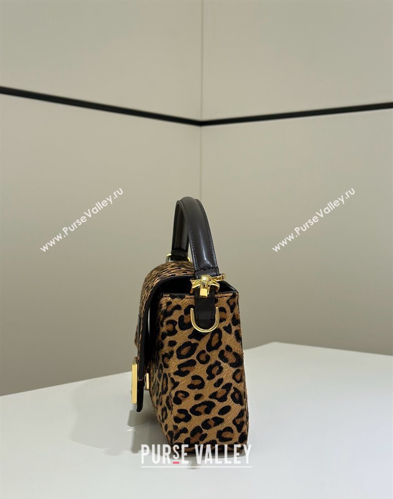 Fendi Baguette Medium Bag in Leopard Printed Mohair 2025 8691M (CL-251124002)