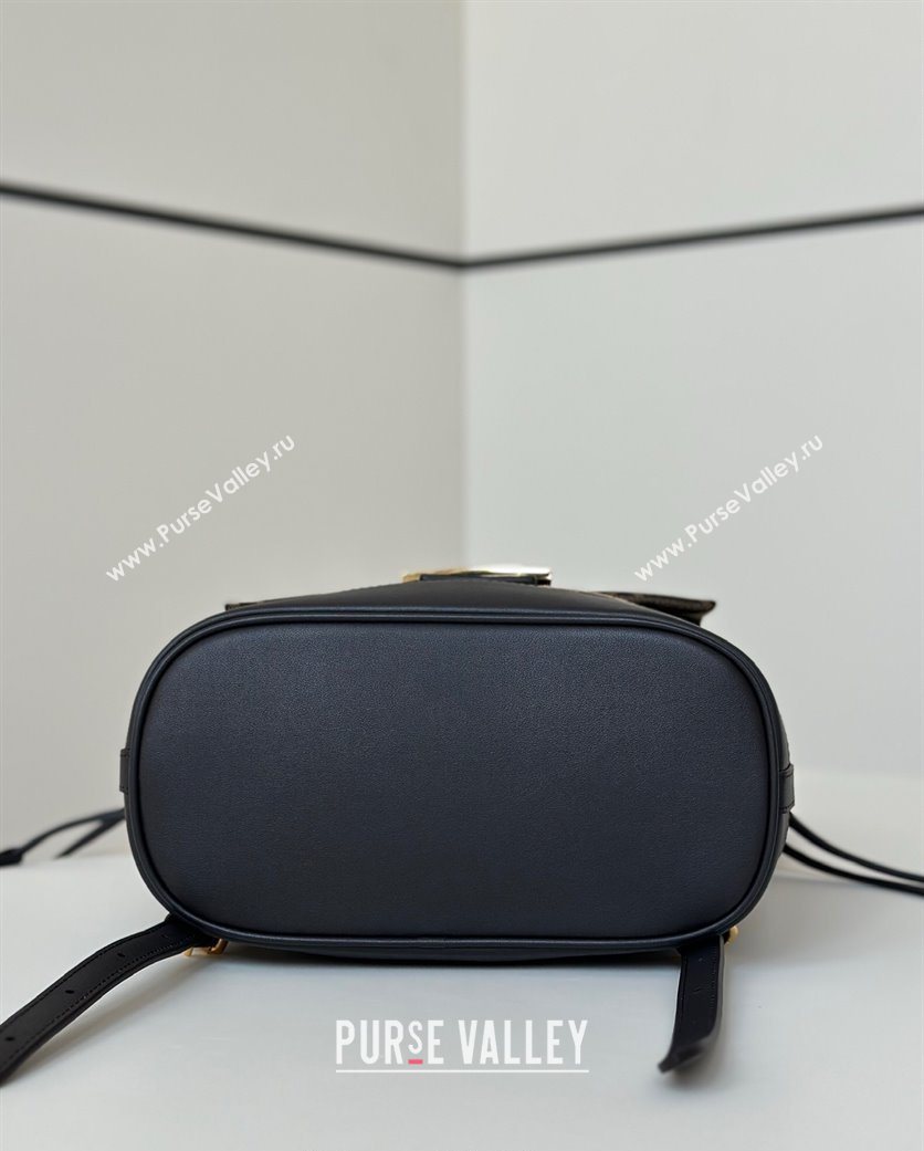 Fendi Backpack Bag in Brown FF Jacquard Fabric 2025 8689 (CL-251124009)