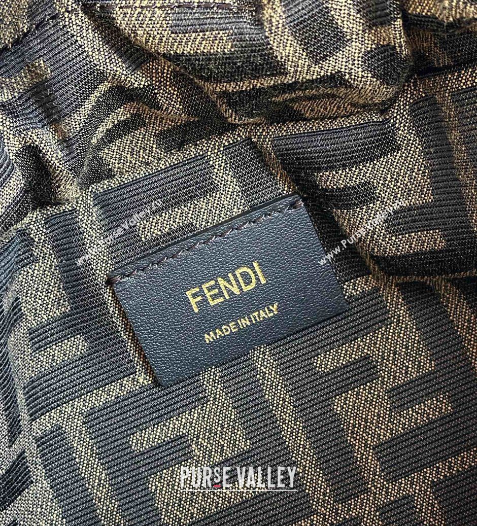 Fendi Backpack Bag in Brown FF Jacquard Fabric 2025 8689 (CL-251124009)