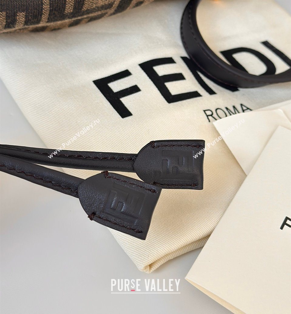 Fendi Backpack Bag in Brown FF Jacquard Fabric 2025 8689 (CL-251124009)