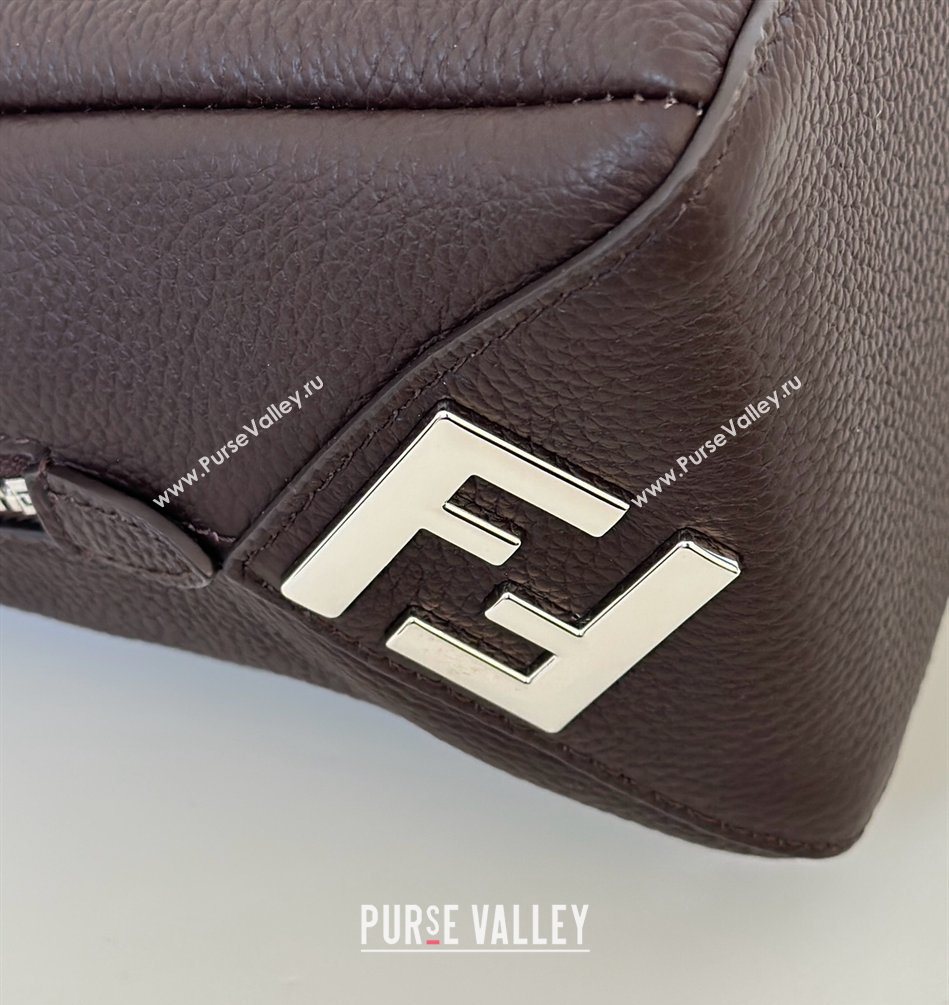 Fendi Lui Medium Bag in Grained Leather Dark Brown 2026 66811M (CL-260123076)