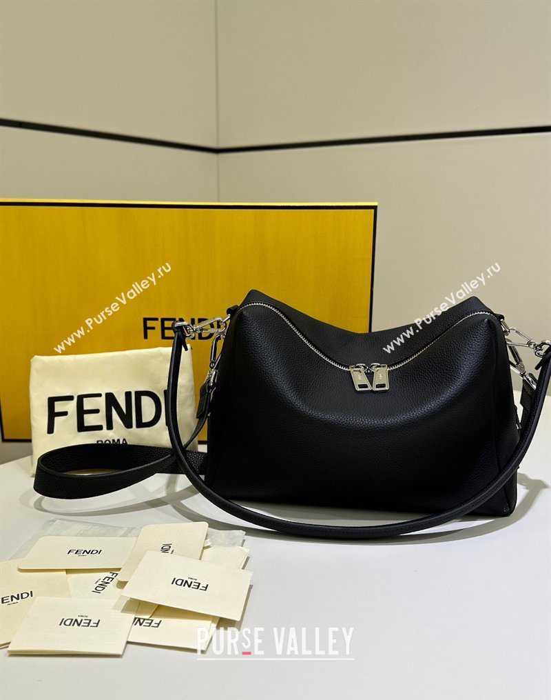 Fendi Lui Medium Bag in Grained Leather Black 2026 66811M (CL-260123077)