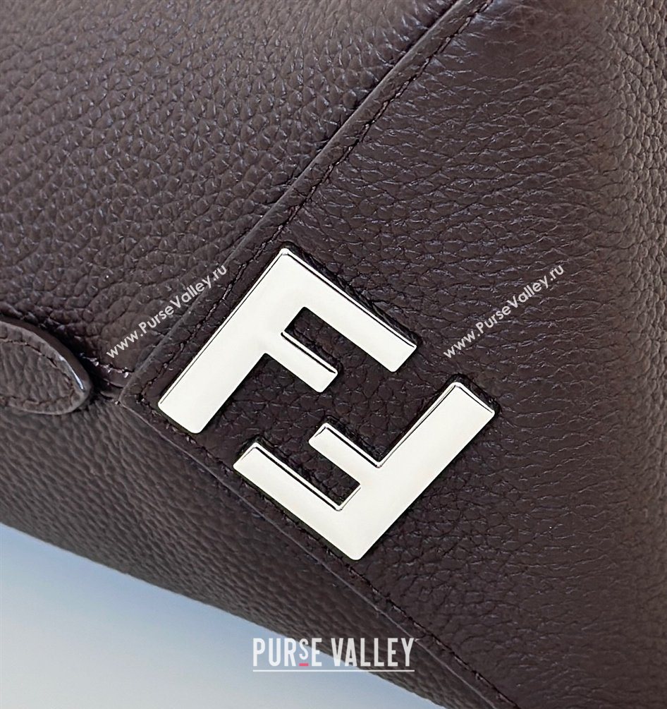Fendi Lui Large Bag in Grained Leather Dark Brown 2026 66811L (CL-260123078)