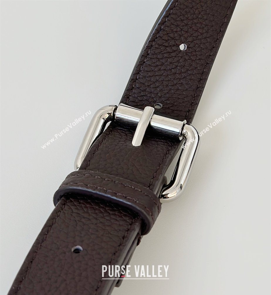 Fendi Lui Large Bag in Grained Leather Dark Brown 2026 66811L (CL-260123078)