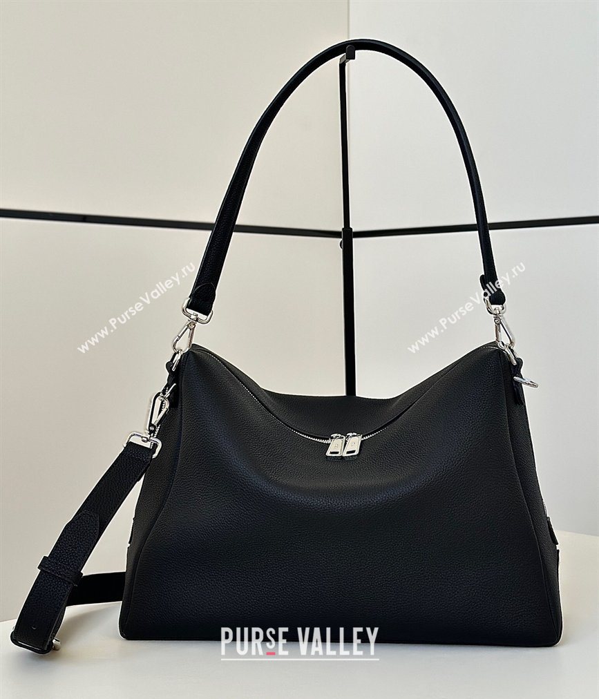 Fendi Lui Large Bag in Grained Leather Black 2026 66811L (CL-260123079)