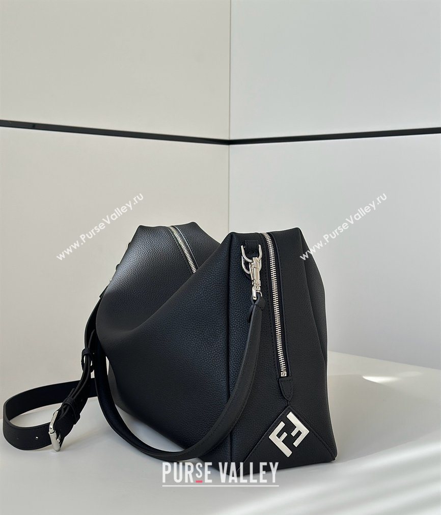 Fendi Lui Large Bag in Grained Leather Black 2026 66811L (CL-260123079)