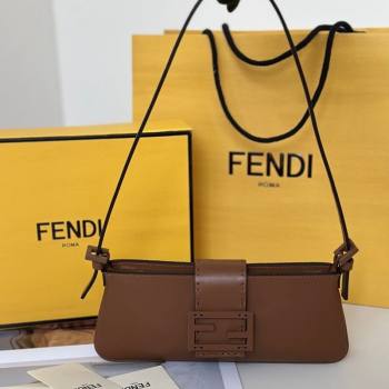 Fendi Baby B. Mini Bag in Leather Tan Brown 2026 8705 (CL-260123080)