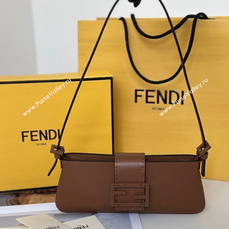 Fendi Baby B. Mini Bag in Leather Tan Brown 2026 8705 (CL-260123080)