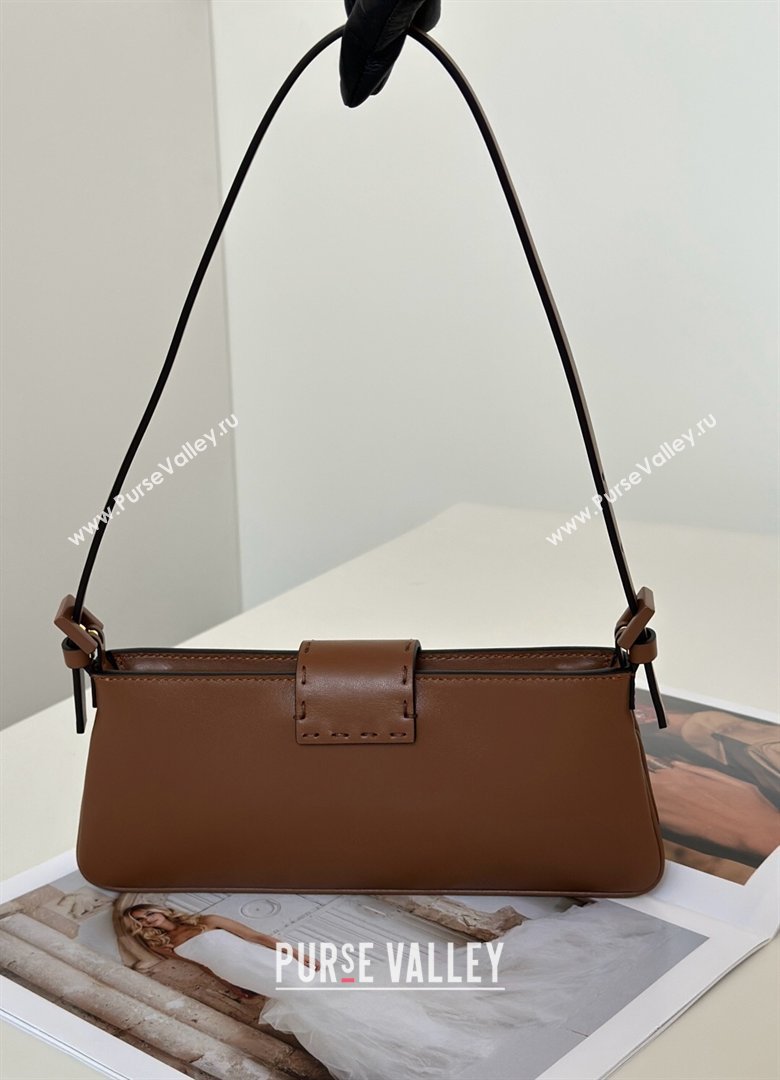 Fendi Baby B. Mini Bag in Leather Tan Brown 2026 8705 (CL-260123080)