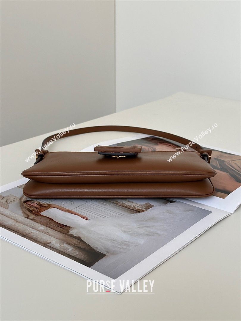 Fendi Baby B. Mini Bag in Leather Tan Brown 2026 8705 (CL-260123080)