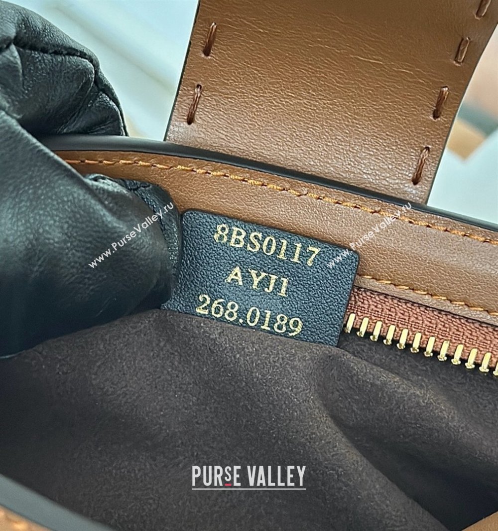 Fendi Baby B. Mini Bag in Leather Tan Brown 2026 8705 (CL-260123080)