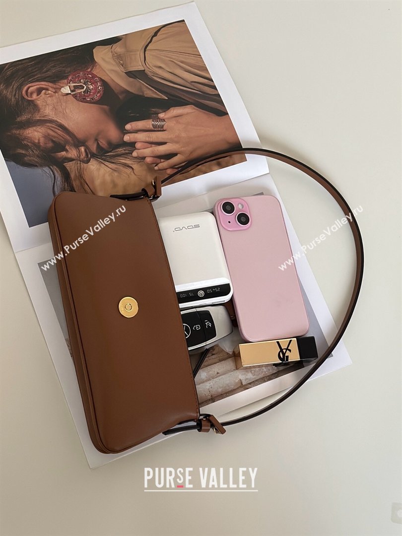 Fendi Baby B. Mini Bag in Leather Tan Brown 2026 8705 (CL-260123080)