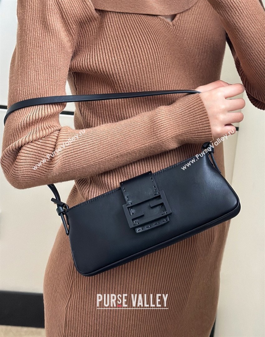 Fendi Baby B. Mini Bag in Leather Black 2026 8705 (CL-260123081)
