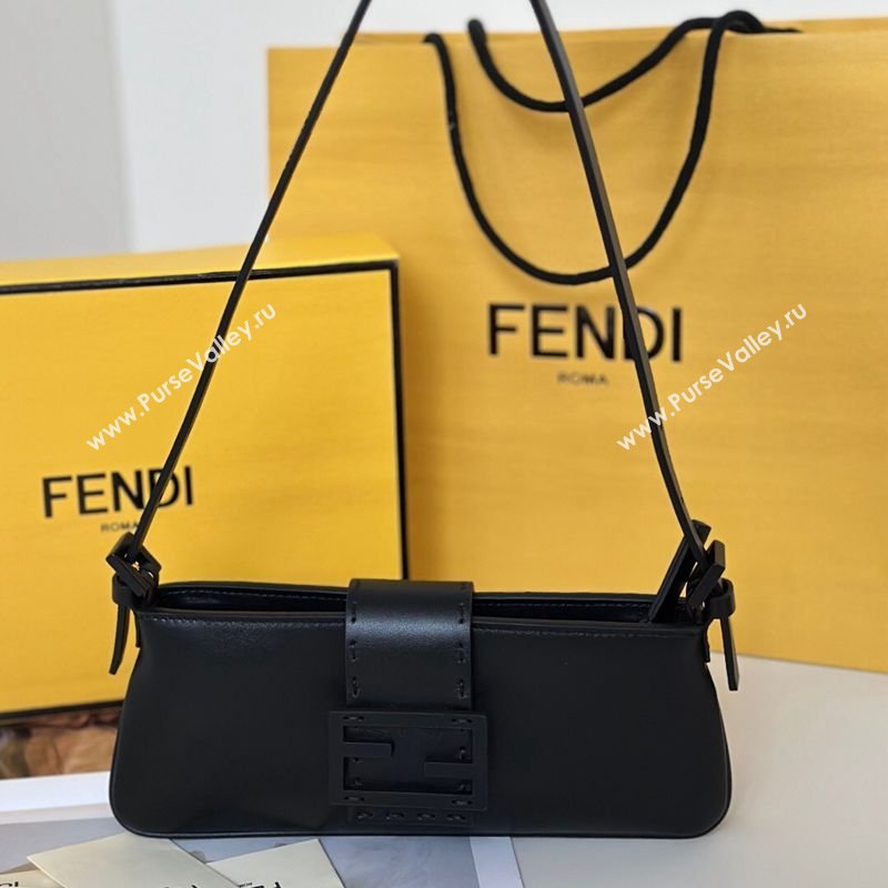 Fendi Baby B. Mini Bag in Leather Black 2026 8705 (CL-260123081)